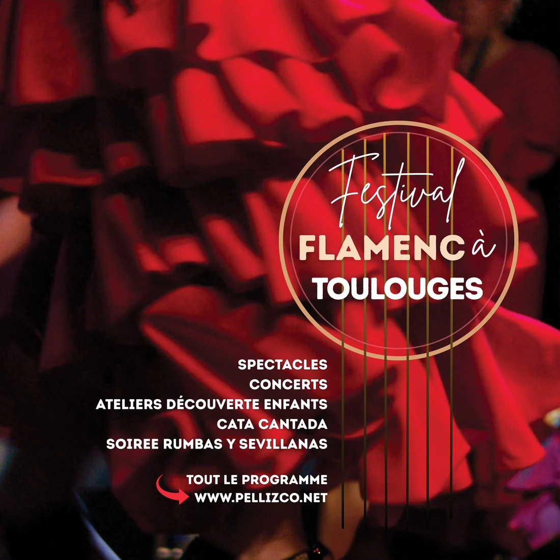Affiche du Festival Flamenc à Toulouges, du 25 au 29 novembre 2026