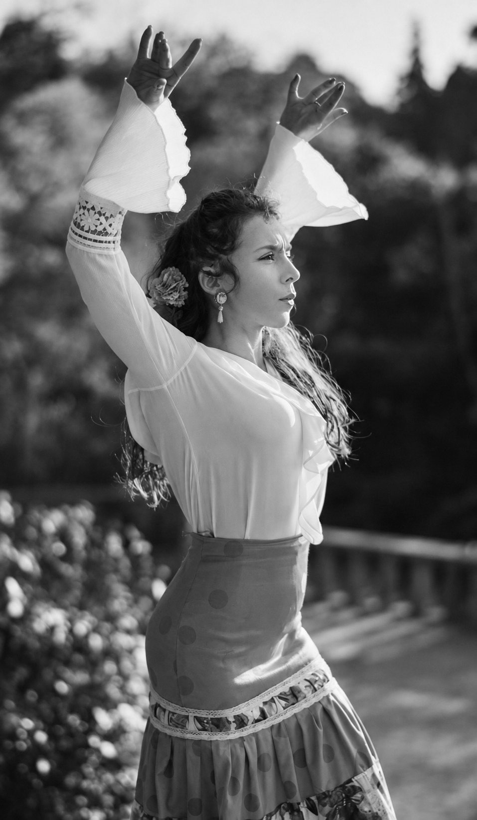Maria del Mar Cobo dansant le flamenco